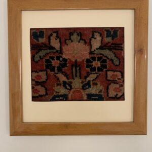 تابلو فرش عشایر قشقایی فارس قدمت 60 ساله (ابعاد 40×40)