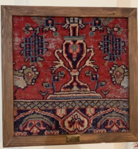 فرش کرمان قدمت 120 ساله (ابعاد 50×50)